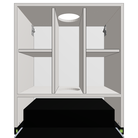 Built-in hood