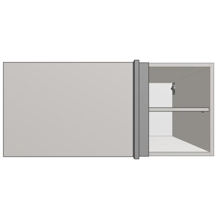 Corner mezzanine